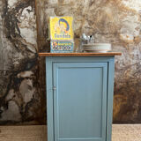 Buffet ancien bleu zingueur