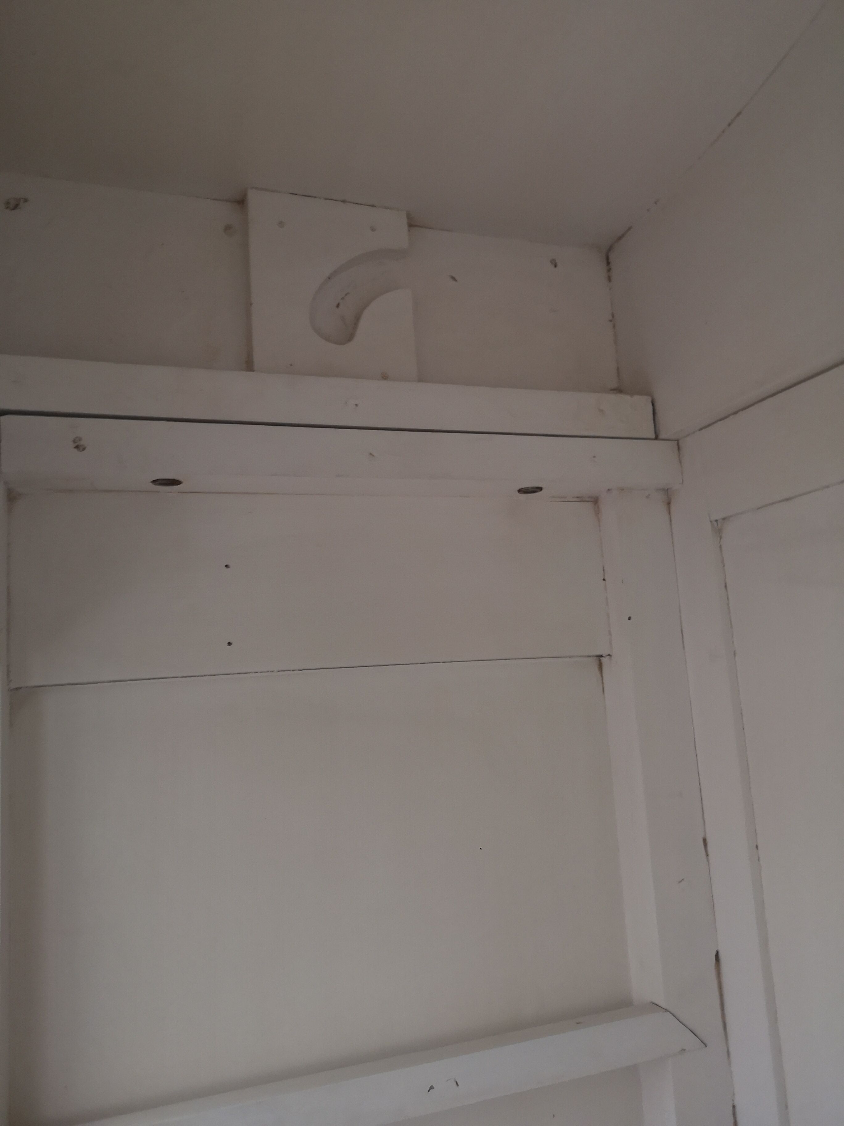 White painted Provencal cabinet