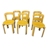 Lot of vintage bruno rey 1970" chairs