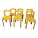 Lot of vintage bruno rey 1970" chairs