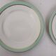 6 Paris porcelain dinner plates