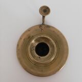 Vintage brass chamber candle holder