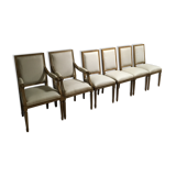 Lot of 4 chairs and 2 chairs