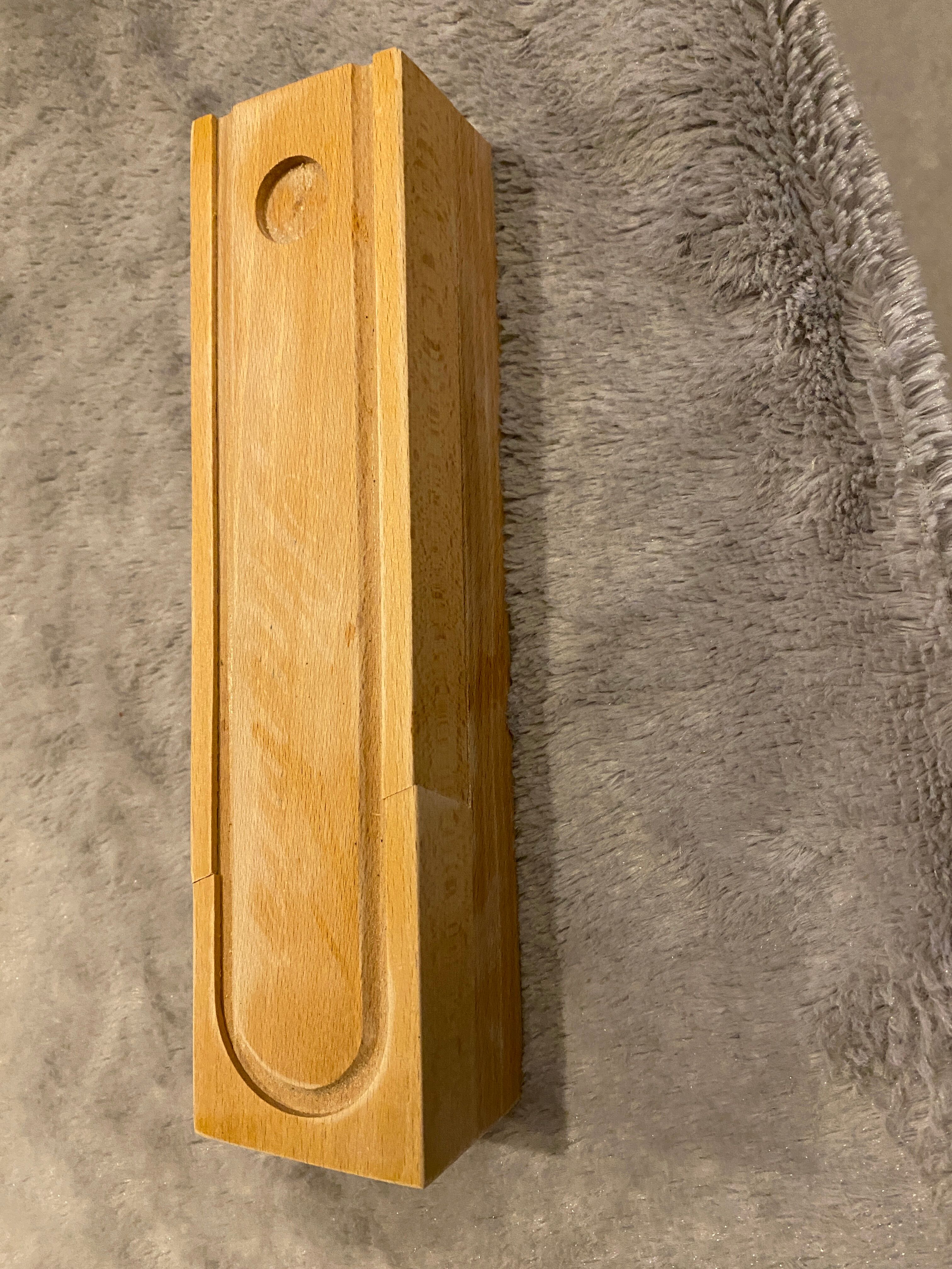 Wooden pen tray