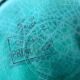 Gien Primefleur green barbotine plates set of 6, 21cm