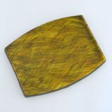 Vintage hand-painted ceramic St Clement trivet