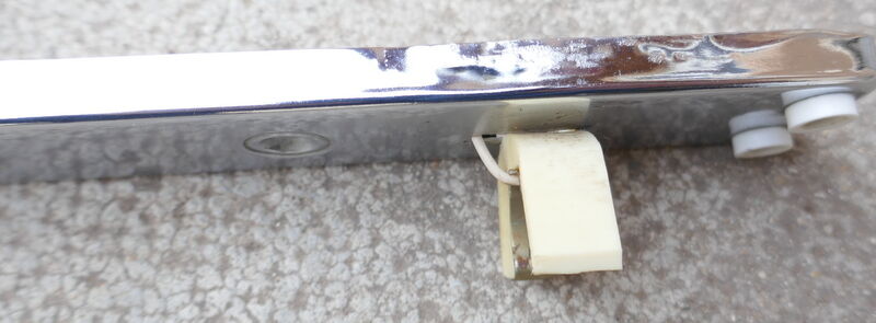 Chrome lighting applied with vintage tube