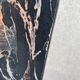 Black marbled formica chairs