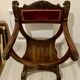 Renaissance-style Dagobert armchair in wood