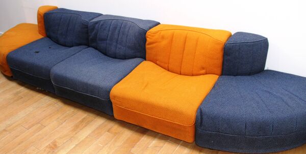 5 chauffeuses vintage, Mobilier International
