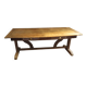Two-drawer farmhouse table