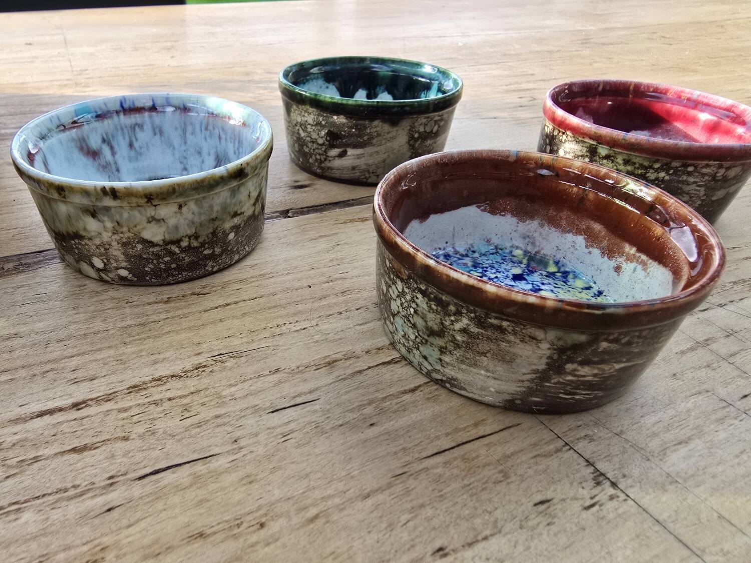 4 ramekins, handcrafted Morvan ceramics