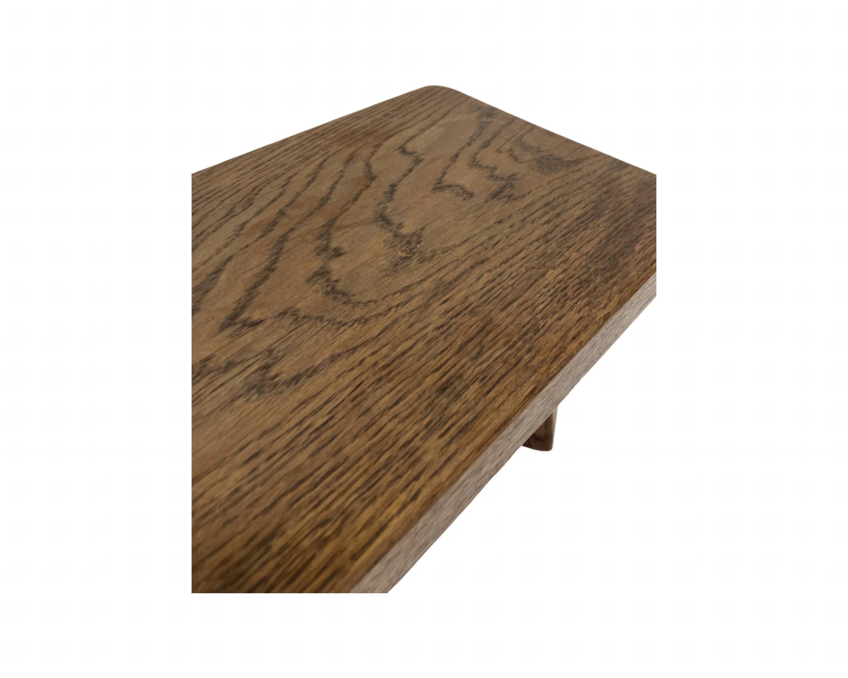 Vintage footstool stool minimalist brutalist