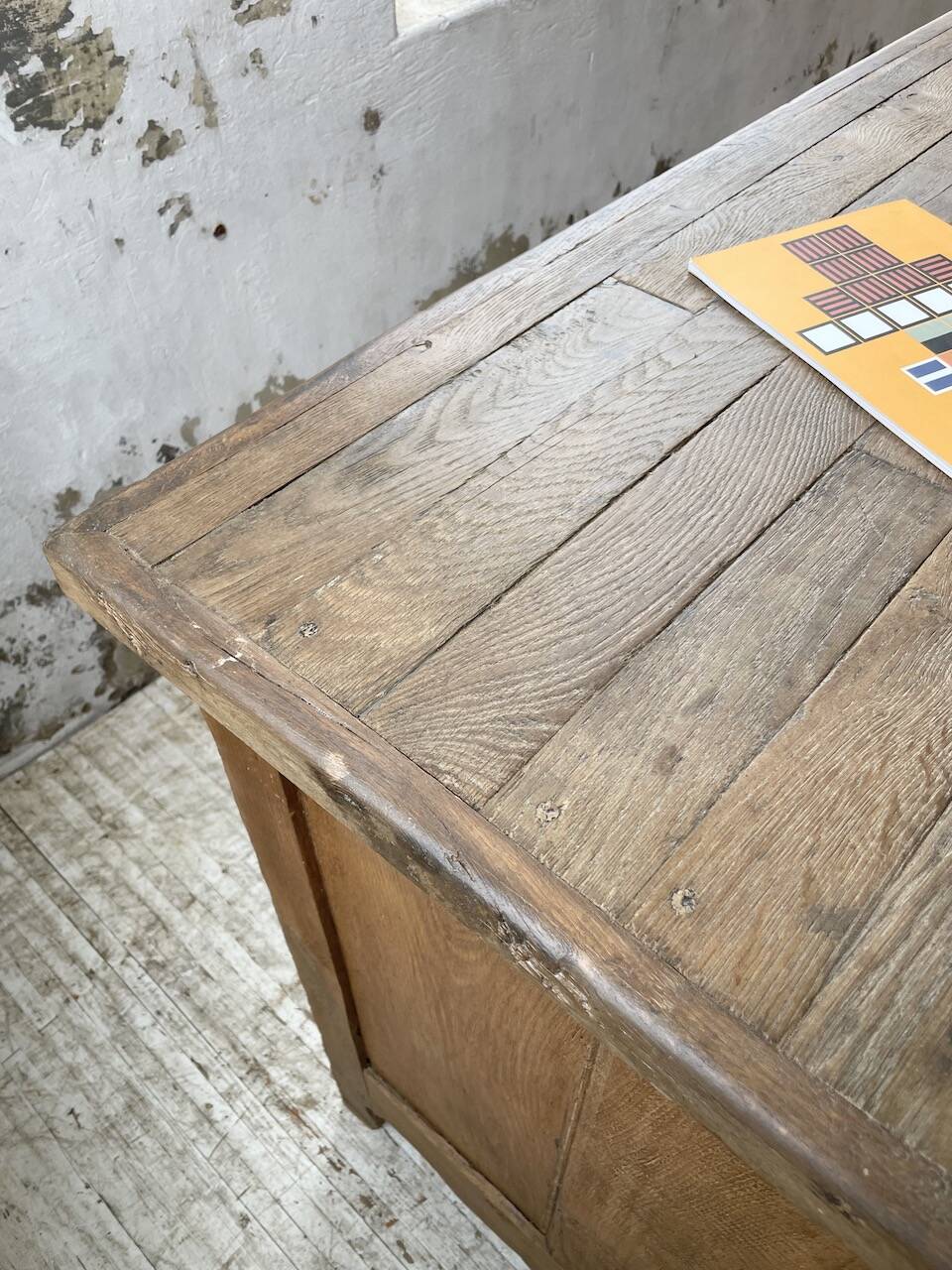 Comptoir en chêne XXL 260 cm