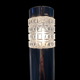 Pair of glass and chrome wall lamps from Sciolari