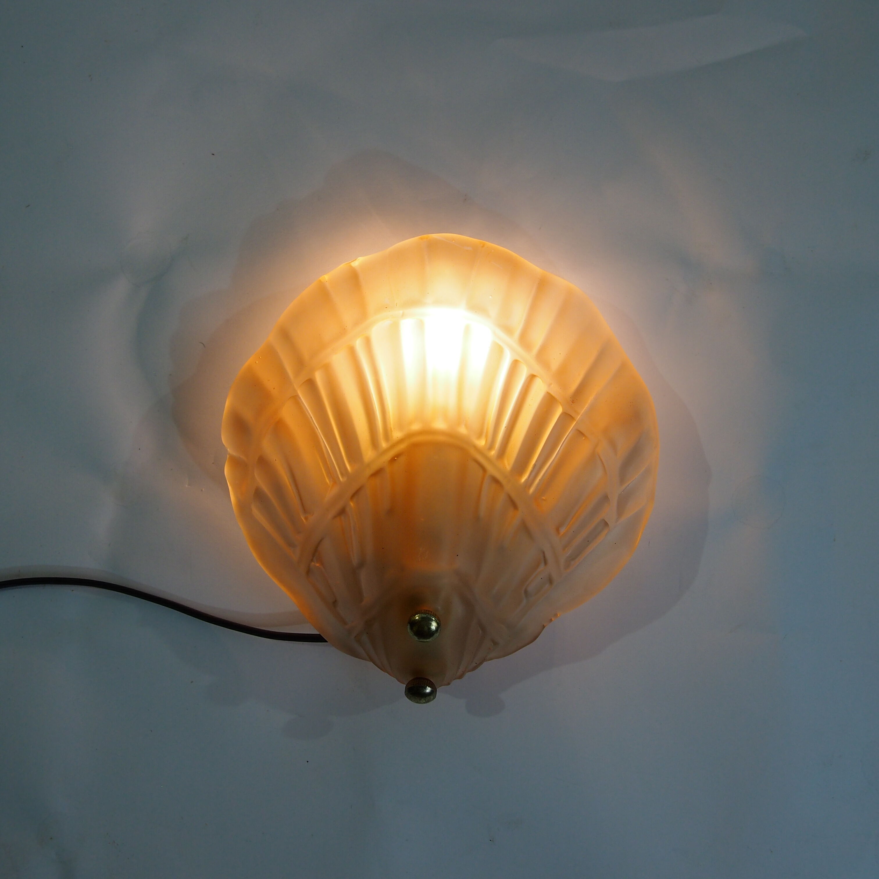 Wall shell sconce