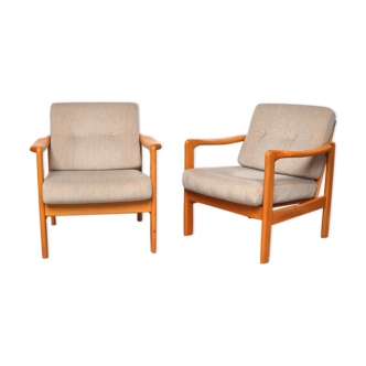 Pair of Scandinavian armchairs 1960s