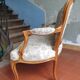 Louis XV style convertible sofa toile de Jouy Chinoiseries