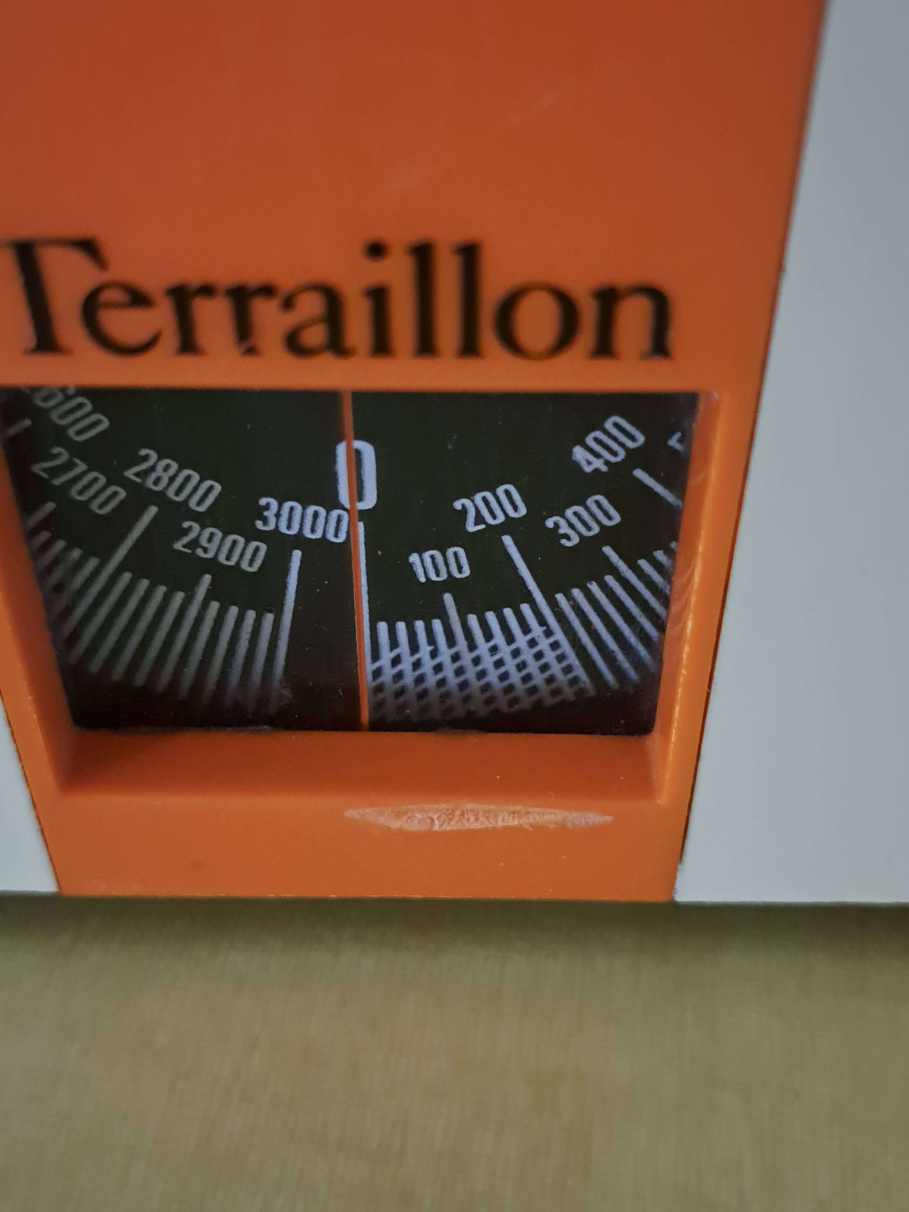 Terraillon vintage scale version 3000 white and orange