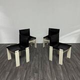 Set di 4 sedie “Monk” Afra & Tobia Scarpa Molteni&C Rare Edition 1980'