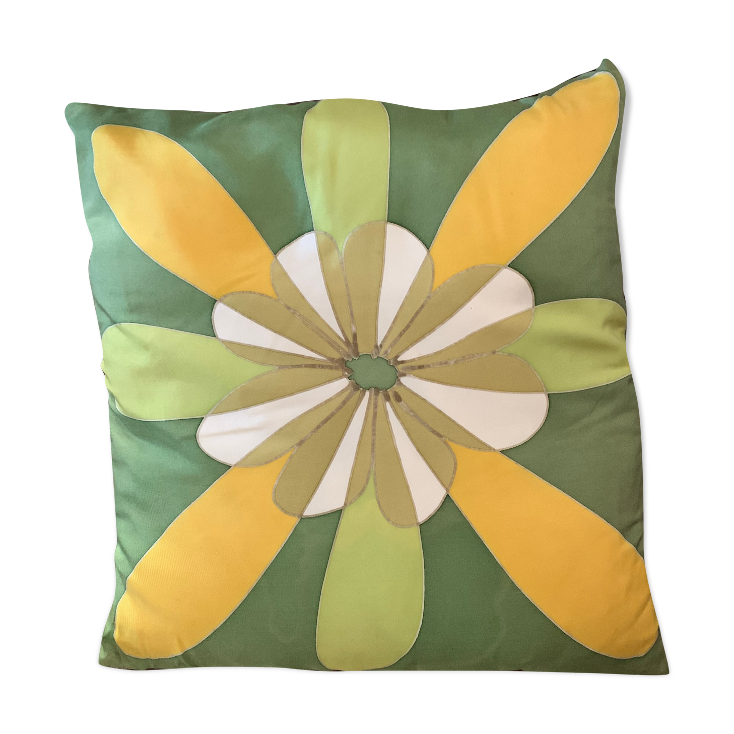 Coussin soie vintage