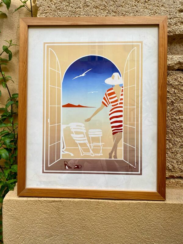 Duo de tableaux vintage 90s