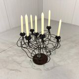 Large brutalist candalabra candle holder 1980’s