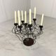 Large brutalist candalabra candle holder 1980’s