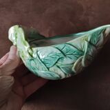 Gravy boat in barbotine style