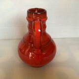 Vase pitcher jug ceramic red style w Germany