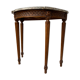Console half moon natural wood period Louis XVI XVIII th century