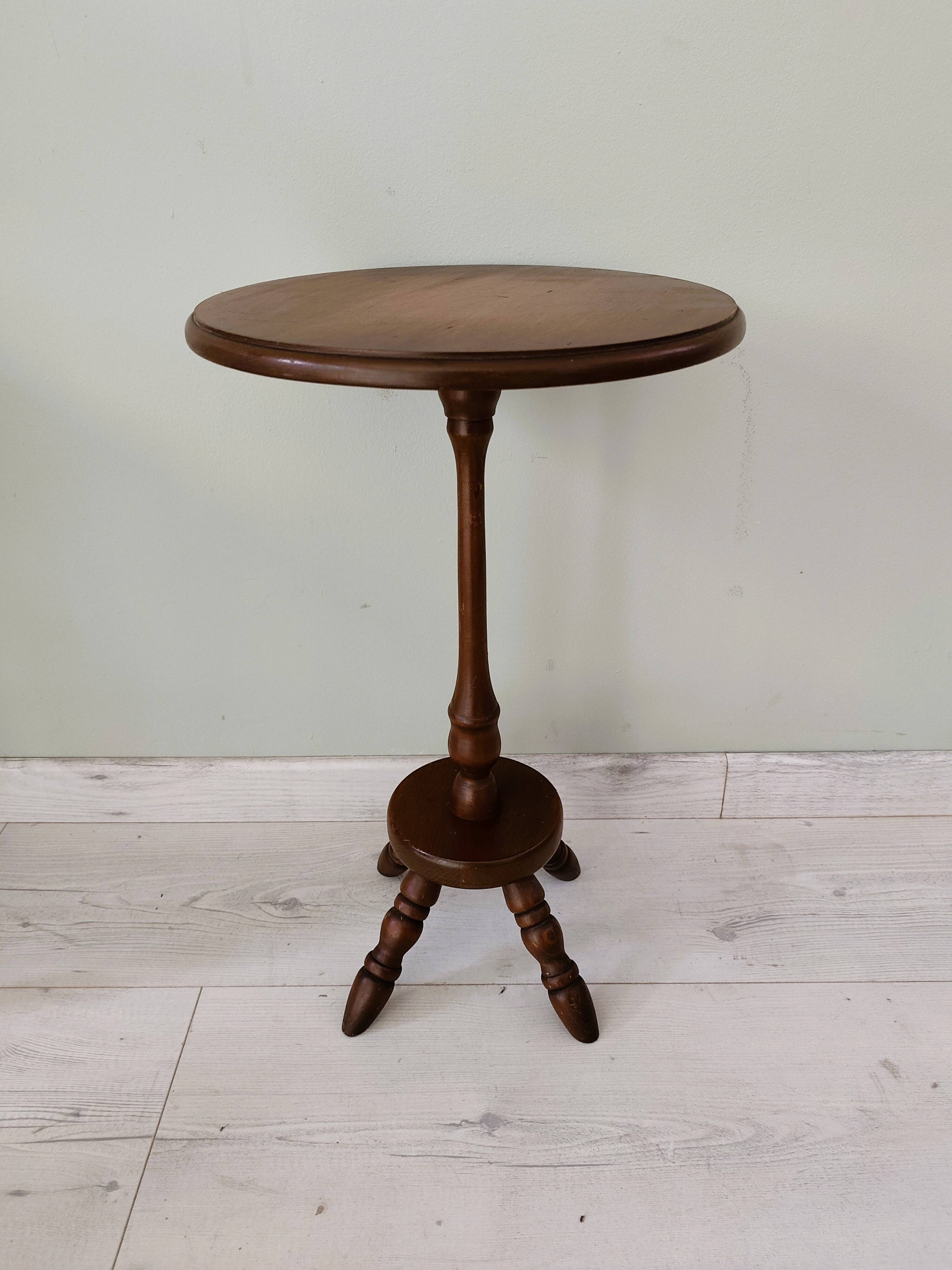 Small antique wooden side table.