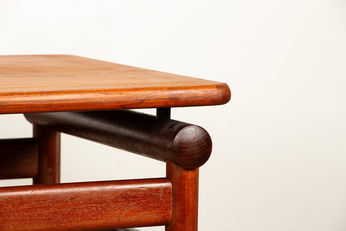 Very Large Danish Teak Coffee Table or Hall Bench by Borge Mogensen.