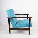 Fauteuil Blue Ocean GFM-142 attribué à Edmund Homa, années 1970