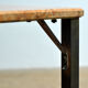 French marble and brass side table, circa 1920