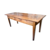 Table de ferme en chêne massif