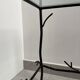 Wrought iron side table "branching"