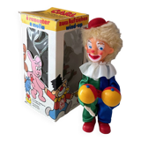 Vintage wind-up clown Carl