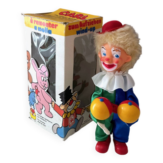 Vintage wind-up clown Carl