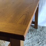 Table style farmhouse table in solid wood.