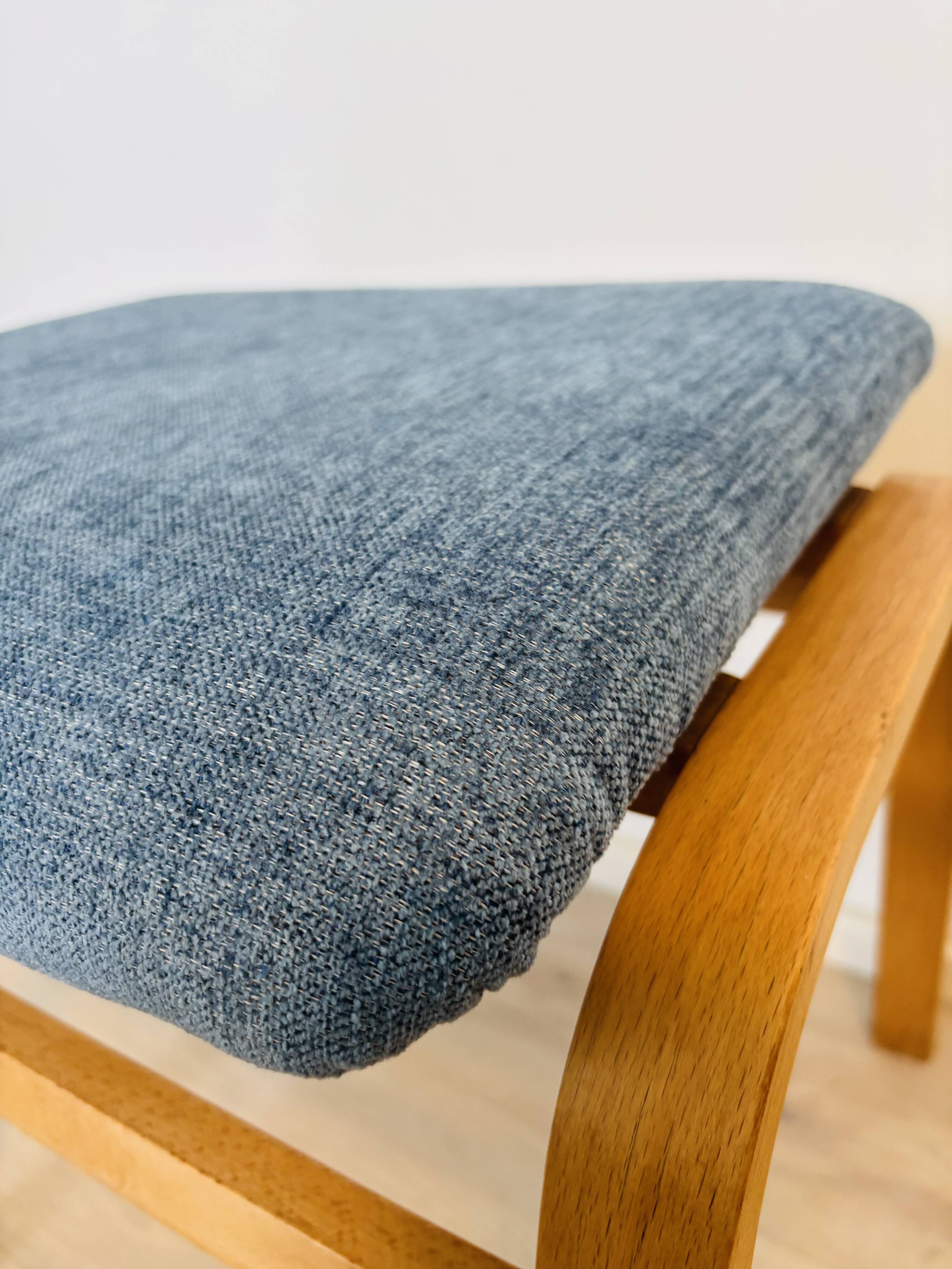 Mid-Century Ottoman by Ludvik Volak for Ton, Czechoslovakia 1970’s