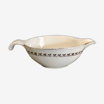 Digoin & Sarreguemines Nivollet gravy boat