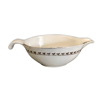 Digoin & Sarreguemines Nivollet gravy boat