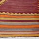 5x8 Shades Of Burgundy Persian Kilim Rug, 153x239Cm