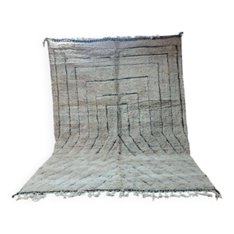 Tapis Béni Ourain Authentique 300x200 cm - 100% Laine, Fait Main