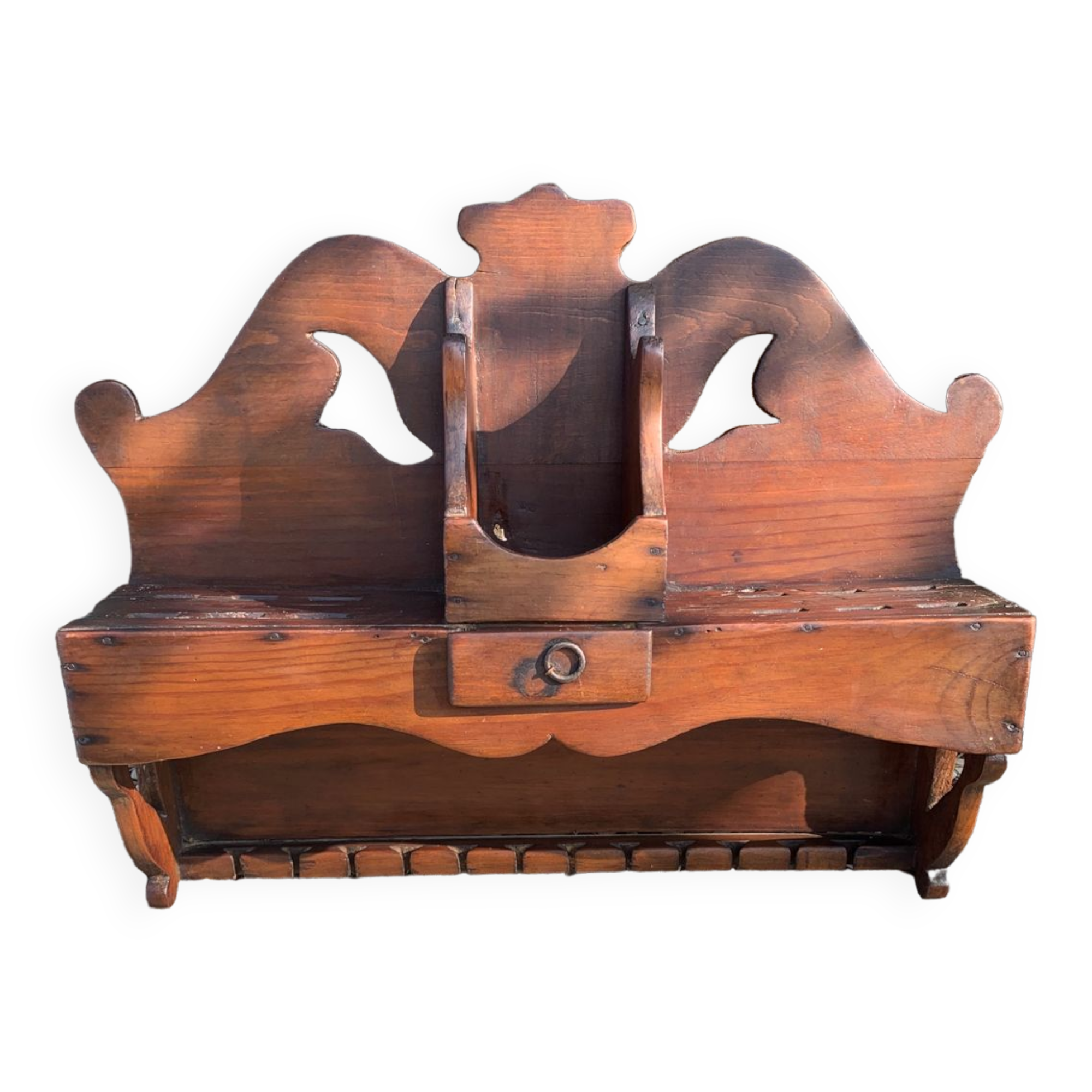 Shelf/utensil holder from the early 19th century