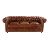 Vintage Chesterfield Leather Sofa