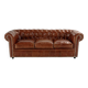 Canapé en cuir vintage Chesterfield