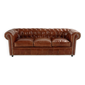Vintage Chesterfield leather sofa