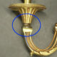 Pair of Louis XVI style wall lamps